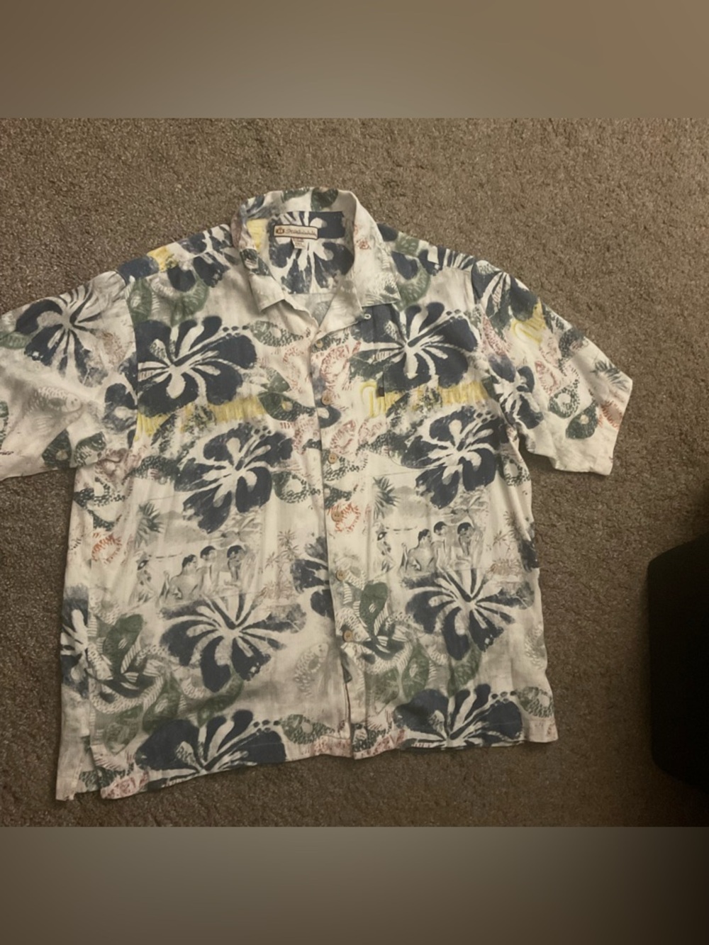 Duke Kahanamoku Cotton Bamboo Hawaiian Shirt 3XL